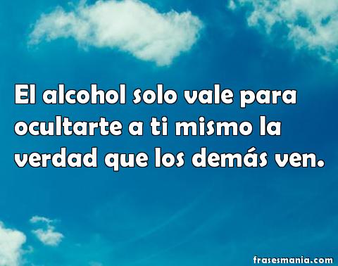 El estado de la alarma al alcoholismo
