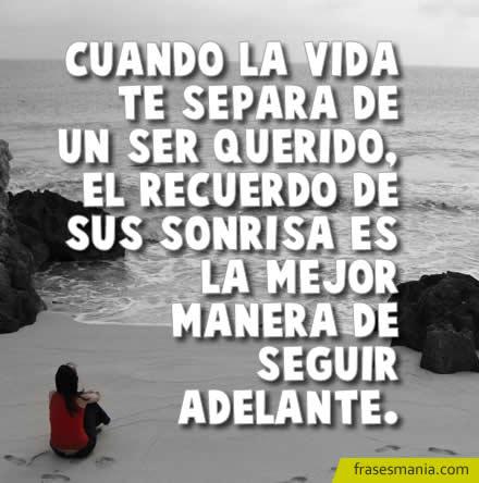 ... de un ser querido, el recuerdo de su sonrisa es la mejor manera de
