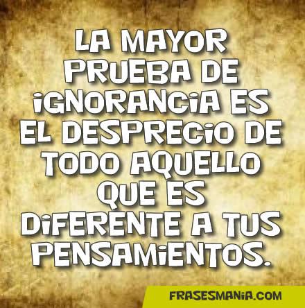 frases de ignorancia frases de ignorancia