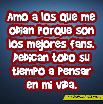 Lo llaman envidia #frases #actitud - Tarjetitas