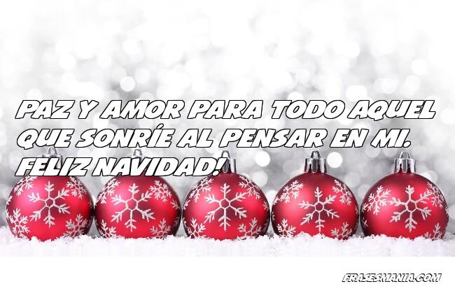 Paz y Amor para todo aquel que sonríe al. Frases.