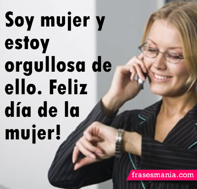 Feliz día de la mujer