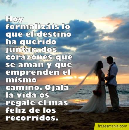 Frase de matrimonio