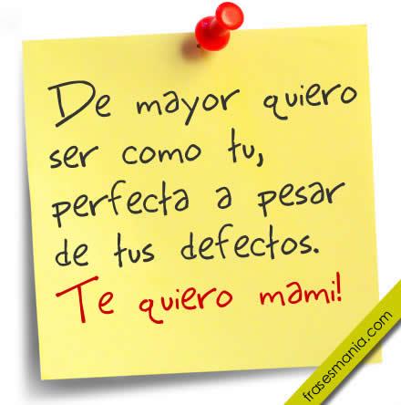 Te quiero mami