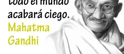 Frase de Mahatma Gandhi